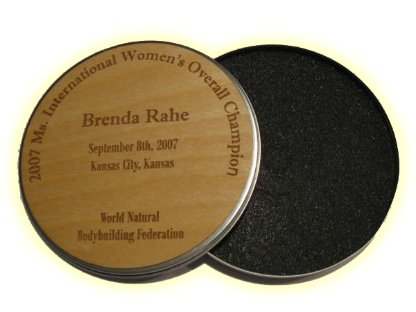 Engraved Wood CD Cover 